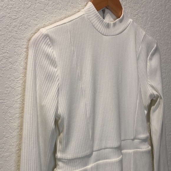 LANI the Label Mock Turtle Neck Long Sleeve Fitted Dress - Picture 7 of 11